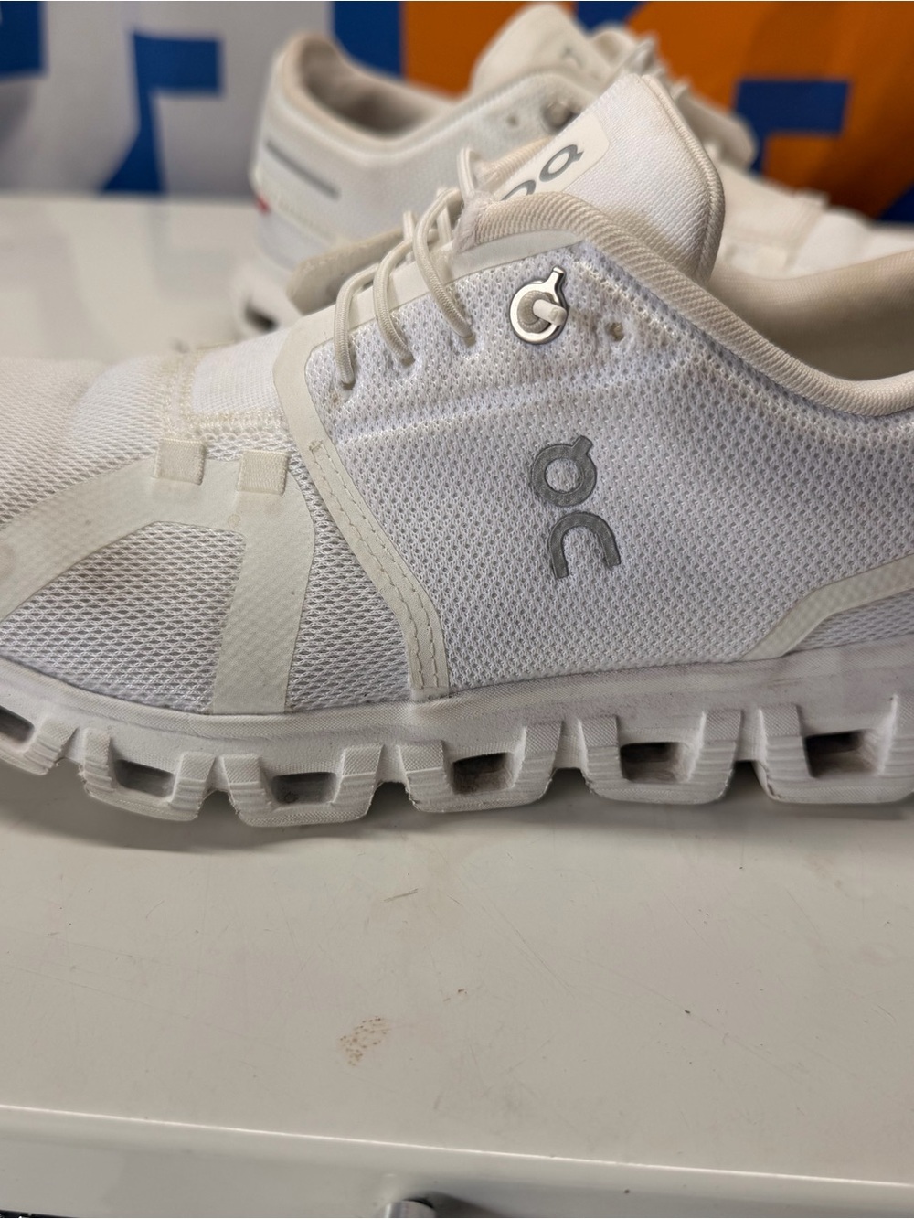 On Running Kids White Lightweight Mesh Sneakers